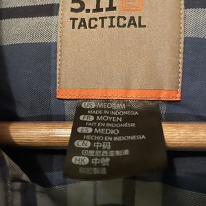 5.11 Snap Shirt Blue Plaid